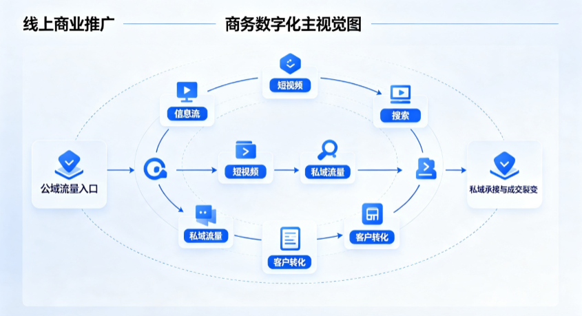 含山县线上商业推广怎么做？全域流量闭环搭建与低成本转化实战指南
